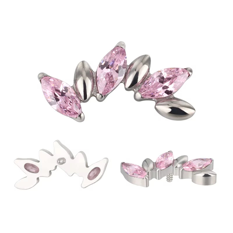 Titanium Ring Alternate Marquise - BVShop