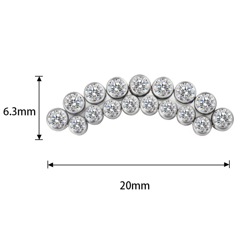 Titanium Ring Curved Line Bezel - BVShop