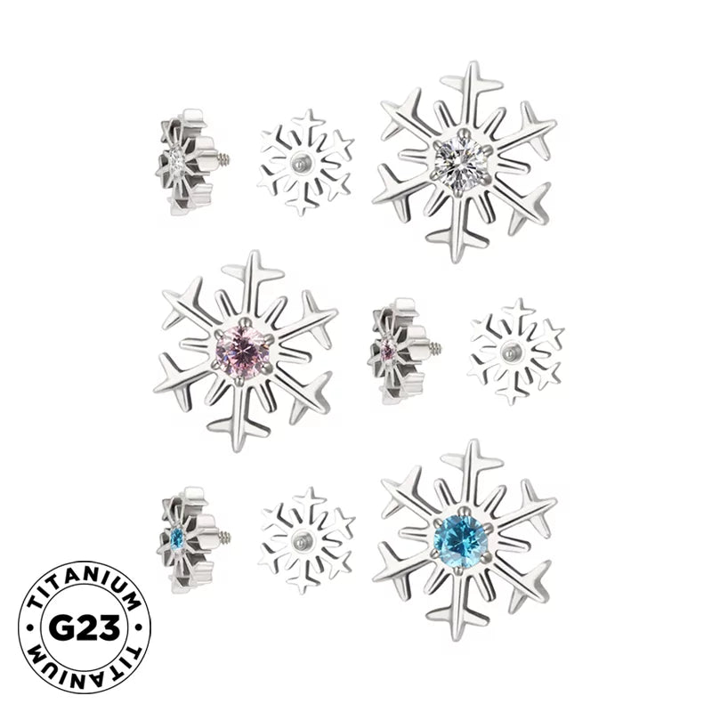 Titanium Ring Snowflake - BVShop