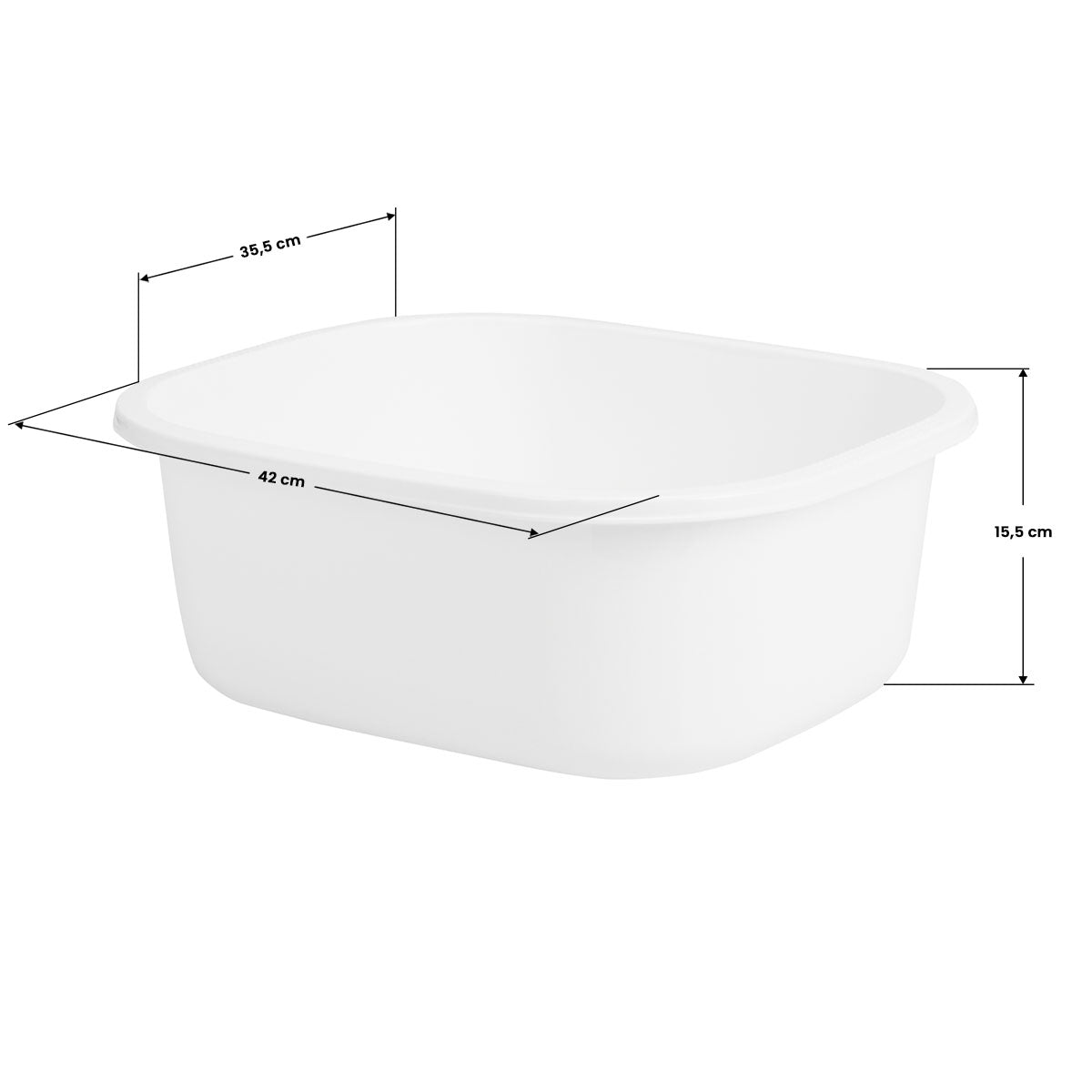 White pedicure tray on wheels - BVShop