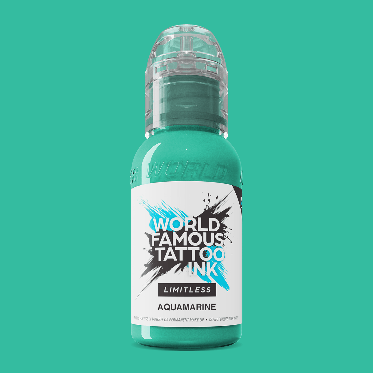 World Famous Limitless Tattoo Ink Aquamarine 30ml - BVShop
