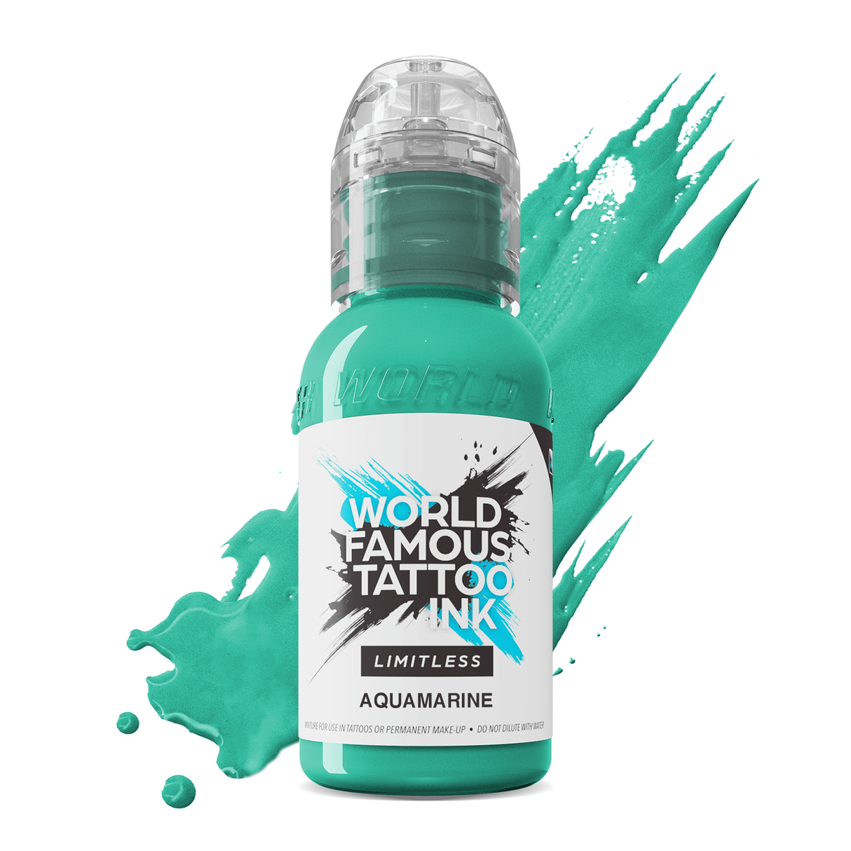World Famous Limitless Tattoo Ink Aquamarine 30ml - BVShop