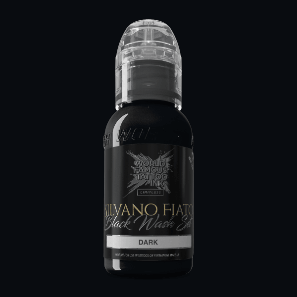 World Famous Limitless Tattoo Ink Silvano Fiato Blackwash Dark 30ml - BVShop
