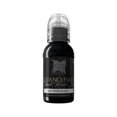 World Famous Limitless Tattoo Ink Silvano Fiato Blackwash Extreme Black 30ml - BVShop