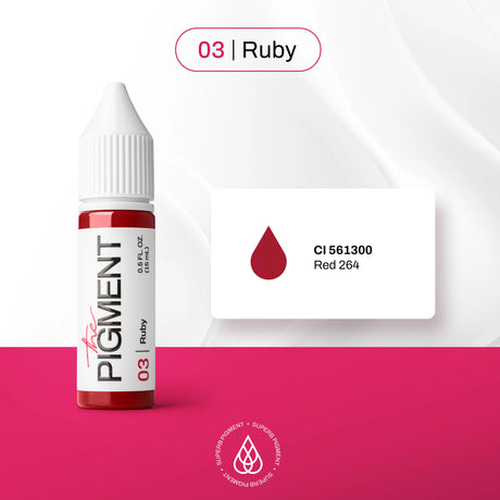 The Pigment 03 Ruby Pigment (15ml) - BVShop