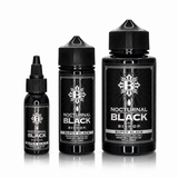 Nocturnal by Bishop Super Black 30ml, 118ml and 295ml bottles — size comparison