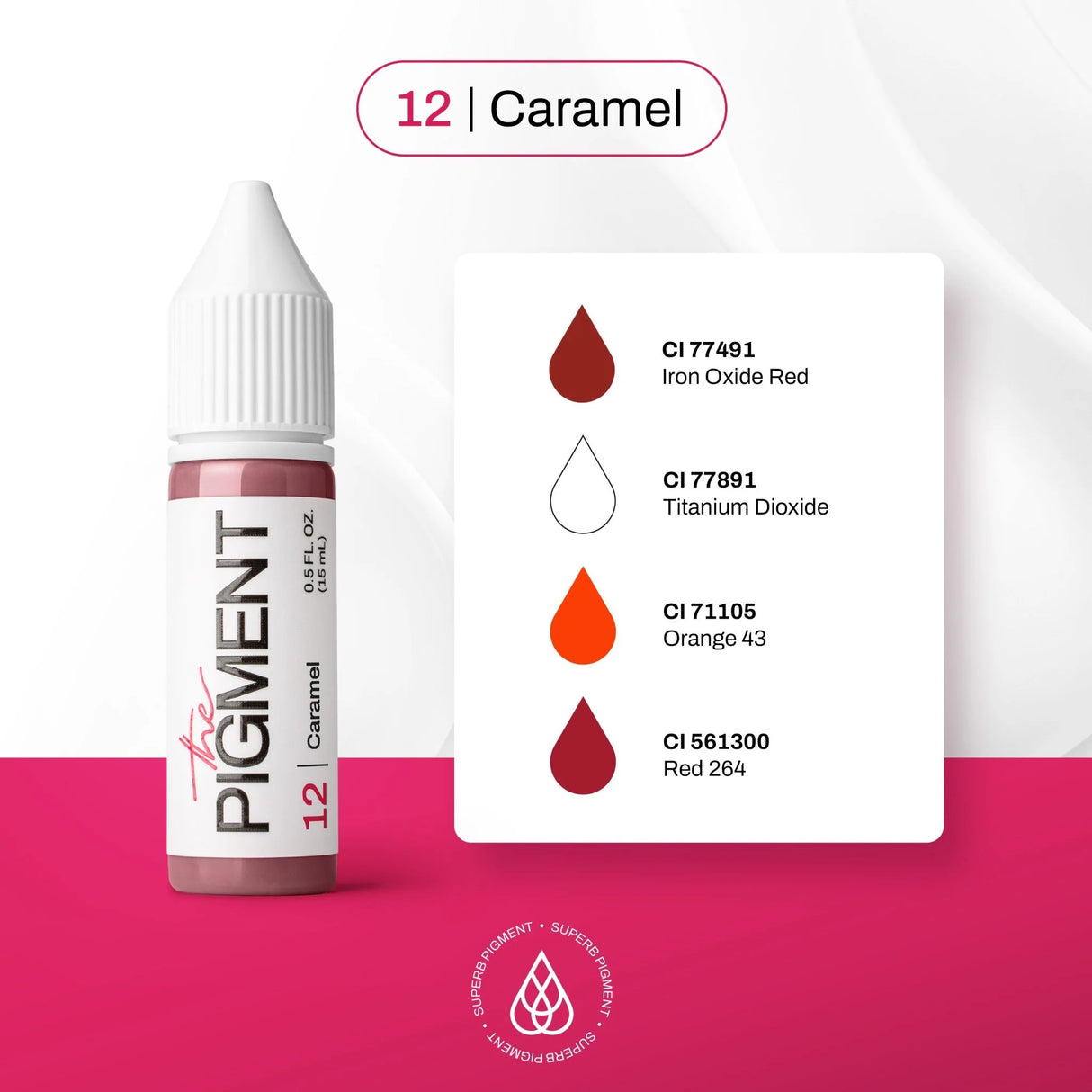 The Pigment 12 Caramel Pigment (15ml) - BVShop