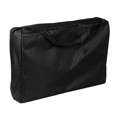 BALANCE Three-Section Folding Aluminium Massage Table – Grey; black carrying bag