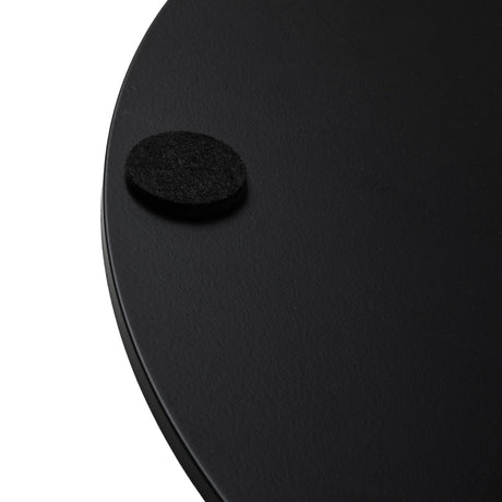 Gabbiano L010 black salon chair replacement base with mounting holes
