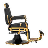 Barber chair Gabbiano Leonardo Gold Black - BVShop