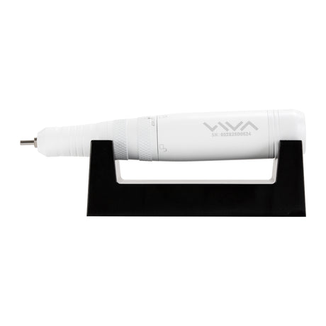 VIVA Nail Drill VIVA 602 S in white, with a sleek design, showing the handheld device and its adjustable bit attachments.