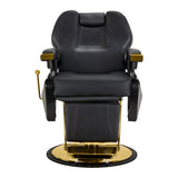 Hair System New York barber chair black gold - BVShop