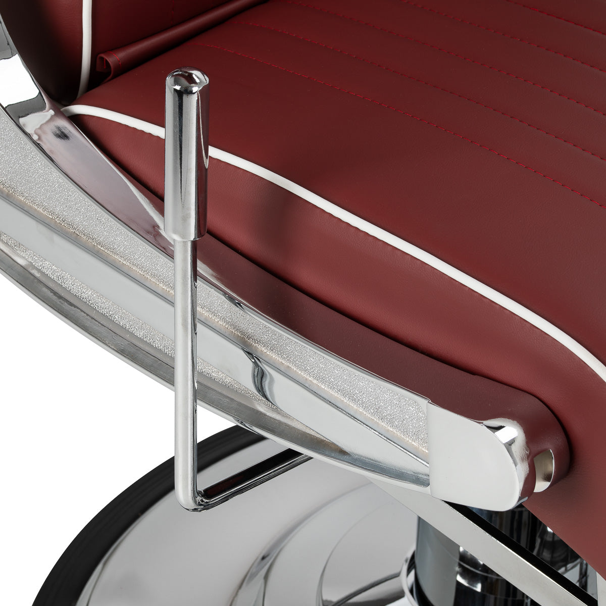 Gabbiano Visionerio barber chair red chrome frame - BVShop