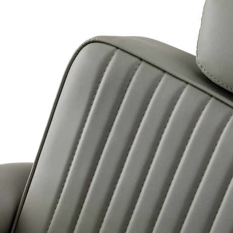 Gabbiano Visionerio barber chair grey chrome frame - BVShop