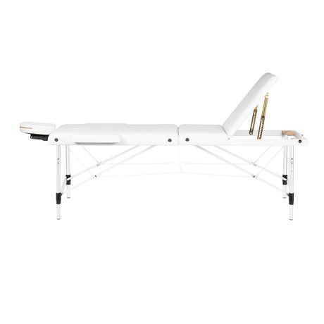 BALANCE aluminium folding massage table 3 segment white - BVShop