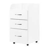 White cabinet Kombi for beauty salon furniture by ACTIVESHOP, with multiple drawers and storage compartments.