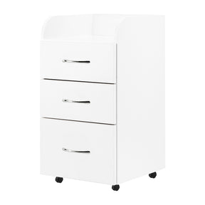 White cabinet Kombi for beauty salon furniture by ACTIVESHOP, with multiple drawers and storage compartments.