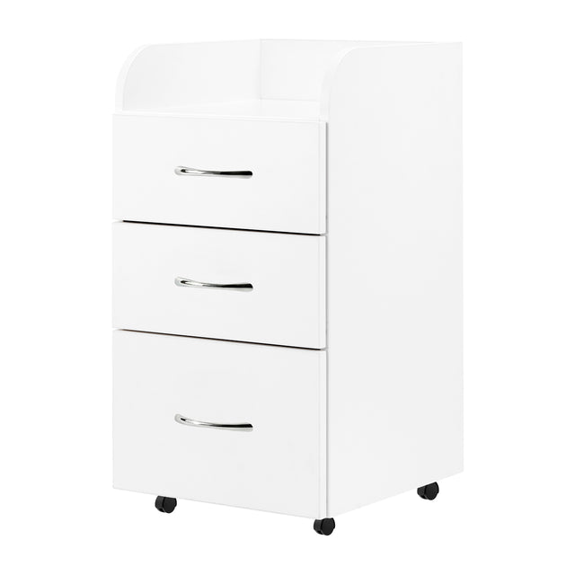 White cabinet Kombi for beauty salon furniture by ACTIVESHOP, with multiple drawers and storage compartments.