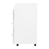 White Cabinet Kombi from ACTIVESHOP, a stylish beauty salon furniture piece with drawers and storage compartments.