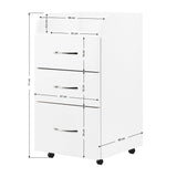 White cabinet combo for beauty salon furniture by ACTIVESHOP, featuring multiple storage compartments and sleek design.
