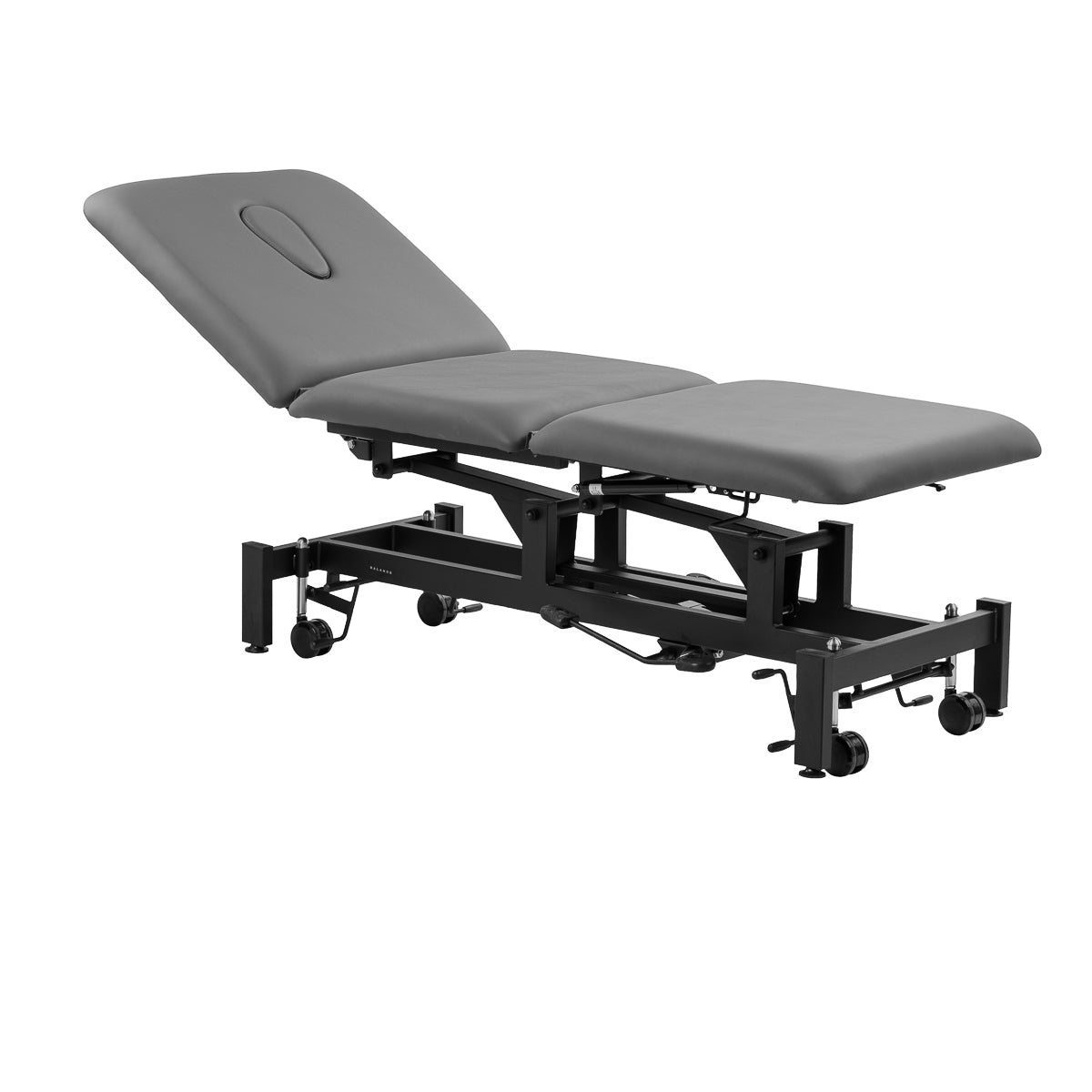 Grey Balance Solidum 3 hydraulic table in a physiotherapy room