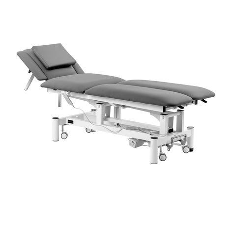 BALANCE Eso Pro grey physiotherapy table with white metal base