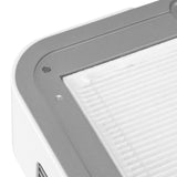 White and silver MOMO Dust Absorber P30 60W with sleek design and adjustable arm for effective dust collection.