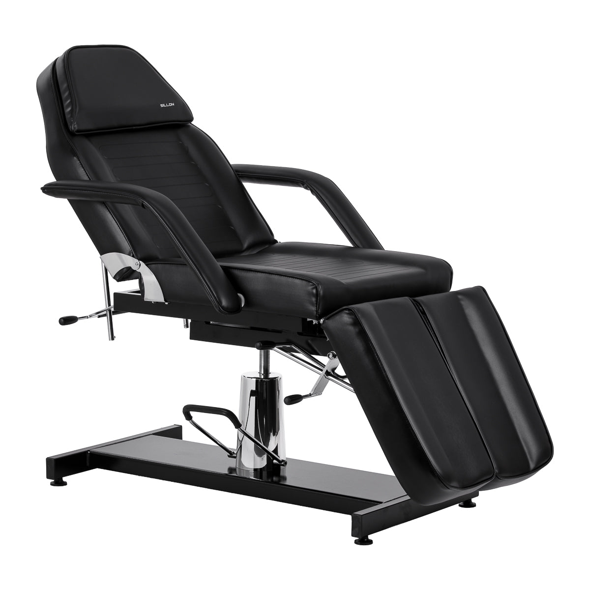 Sillon 210 black hydraulic salon chair for professional studios