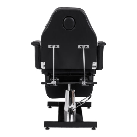 Sillon 210 salon chair detail with durable black upholstery