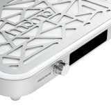 MOMO P35 wide intake area for professional two-hand manicure work