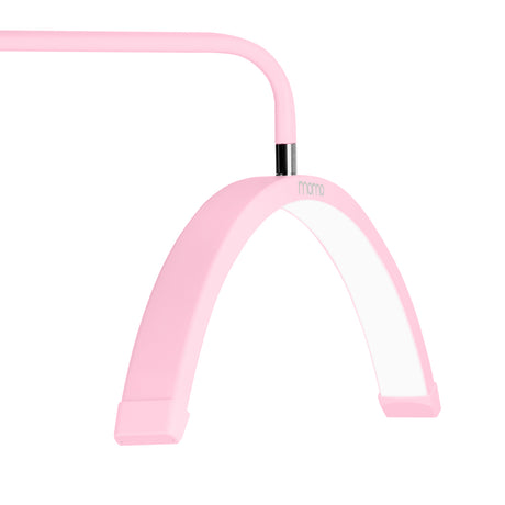 MOMO MX6 beauty lamp controls for adjusting colour temperature and brightness