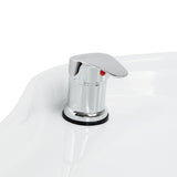 Gabbiano Sylvia Plus Electric Hairdressing Wash Unit With Massage – Beige · Mixer tap