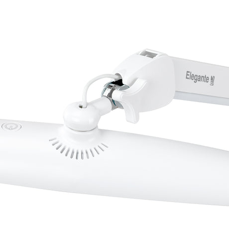 Elegante clamp-mounted LED desk lamp for professional salon work