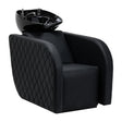 Gabbiano Ines Electric Hairdressing Wash Unit With Massage – Black · Overall view