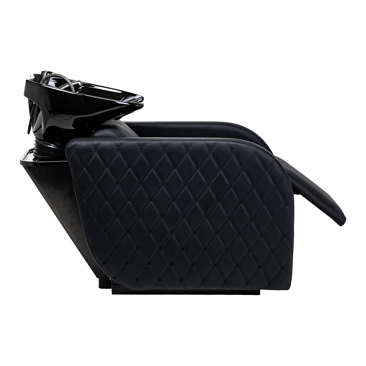 Gabbiano Ines Electric Hairdressing Wash Unit With Massage – Black · Footrest adjustment position