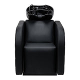 Gabbiano Ines Electric Hairdressing Wash Unit With Massage – Black · Front view