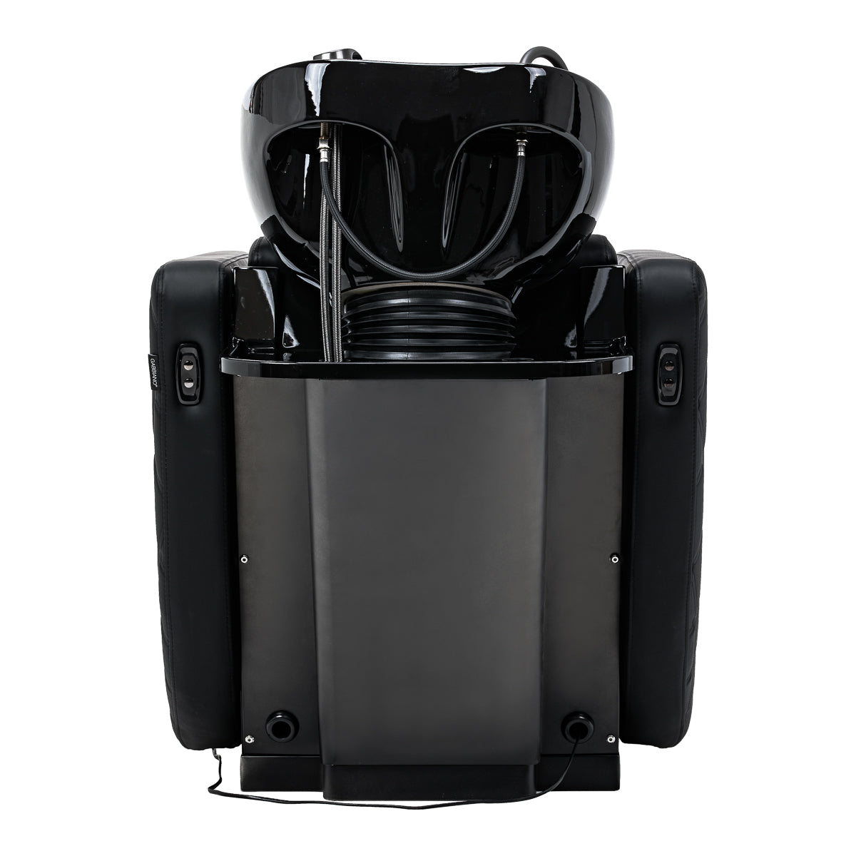 Gabbiano Ines Electric Hairdressing Wash Unit With Massage – Black · Rear view