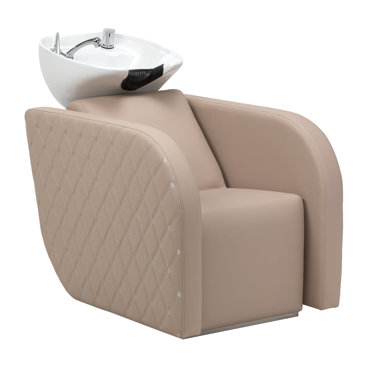 Gabbiano Ines Electric Hairdressing Wash Unit With Massage – Beige · Overall view