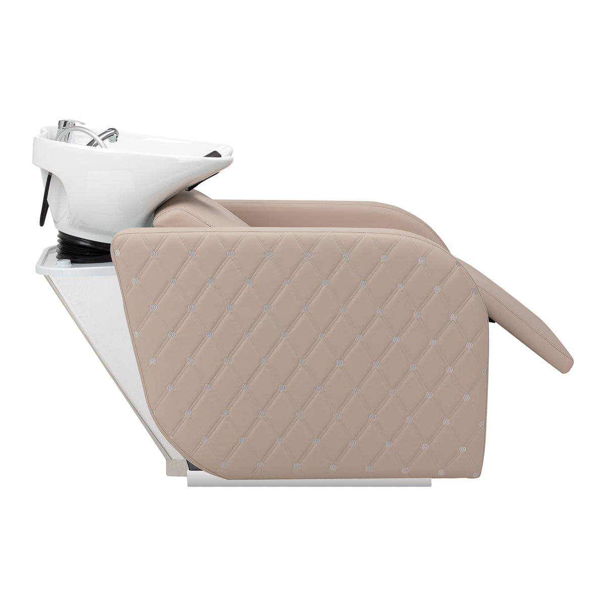 Gabbiano Ines Electric Hairdressing Wash Unit With Massage – Beige · Footrest adjustment position