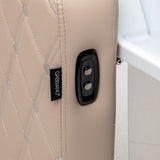 Gabbiano Ines Electric Hairdressing Wash Unit With Massage – Beige · Control buttons