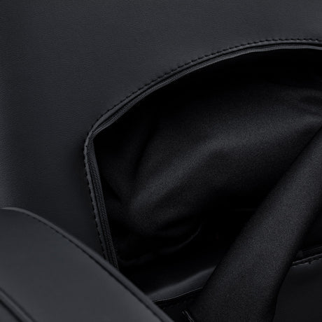 Gabbiano Continental Barber Chair With Massage – Black · Rear panel detail