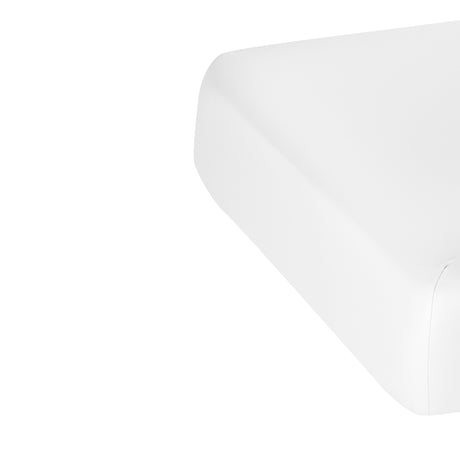 Sillon Siesta Electric SPA Lounger – White, Light Brown Base · Removable cover detail