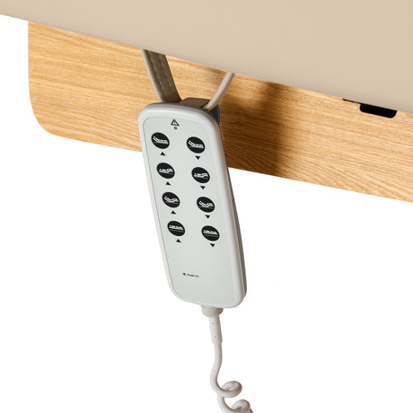 Sillon Siesta Electric SPA Lounger – Beige, Light Brown Base · Remote control