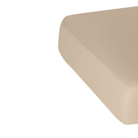 Sillon Siesta Electric SPA Lounger – Beige, Light Brown Base · Removable cover detail