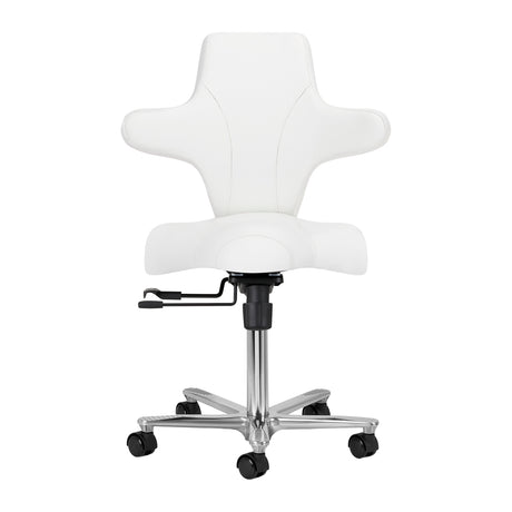 Azzurro Special 152 Salon Operator Chair – Snow-White · Front view