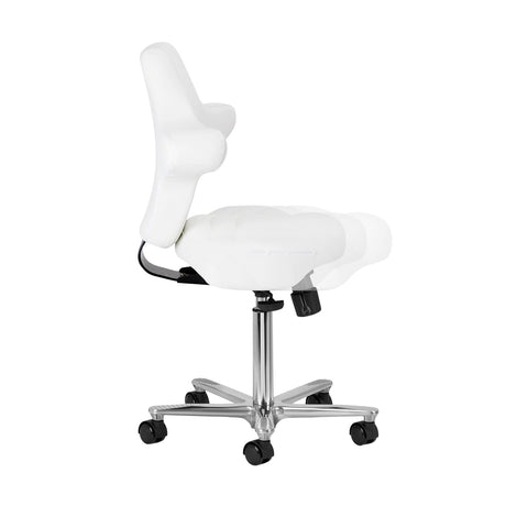 Azzurro Special 152 Salon Operator Chair – Snow-White · Side view