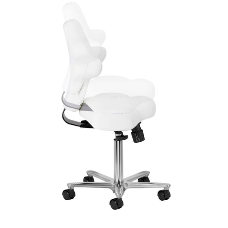 Azzurro Special 152 Salon Operator Chair – Snow-White · Side view
