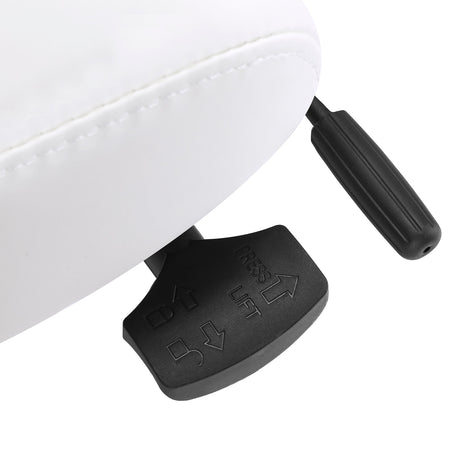 Azzurro Special 152 Salon Operator Chair – Snow-White · Adjustment lever