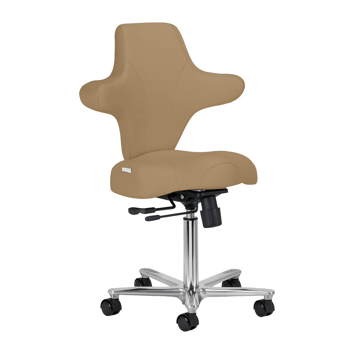 Azzurro Special 152 Salon Operator Chair – Beige · Overall view