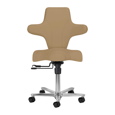 Azzurro Special 152 Salon Operator Chair – Beige · Front view